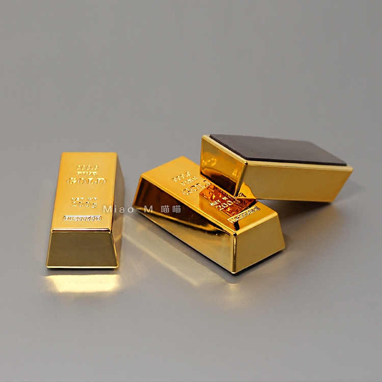 Simuleret mursten reklame projekter guld bar køleskab stick guld magnet stick karakteristisk boligindretning guld