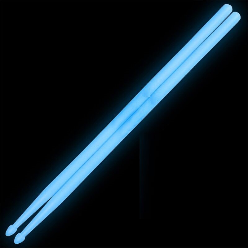 Varillas de batería luminosas profesionales, palitos de nailon de 5A, coloridos, accesorios para instrumentos de percusión, juego de batería, 1 par