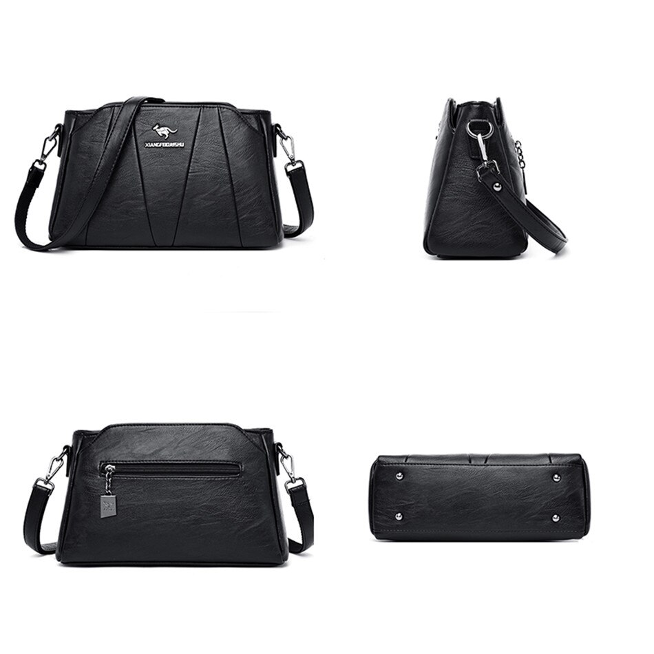 Luksusowe damskie torebki damskie torebki damskie Crossbody torby listonoszki projektant miękka skórzana torebka worek A Główny