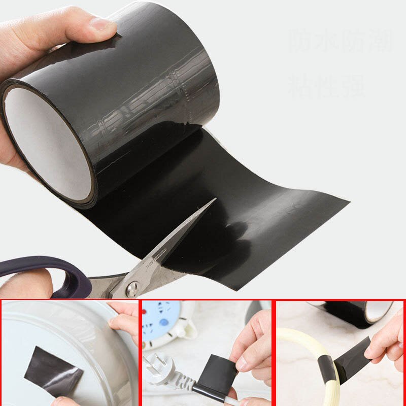 1Pcs Snel Stop Lek Draagbare Waterdichte Super Sterke Flex Pvc Quick Repareren Repair Tape Tuinslang Water Tap Gereedschap