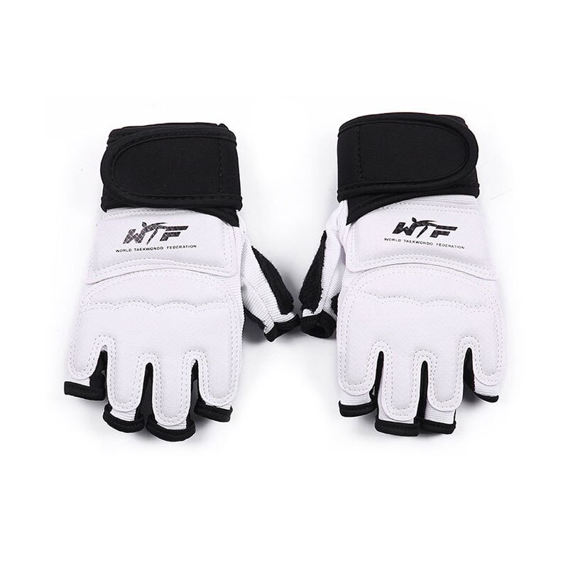 Guanti Taekwondo per bambini adulti protezione per le mani supporto per le dita protezione da combattimento boxe Kickboxing guanti da ciclismo palmo approvato: L