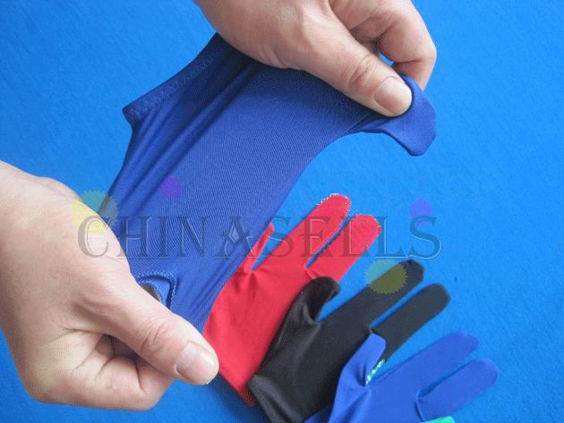 8 balls 9balls gloves high elasticity snooker pool billiards cue gloves billiard three finger glove