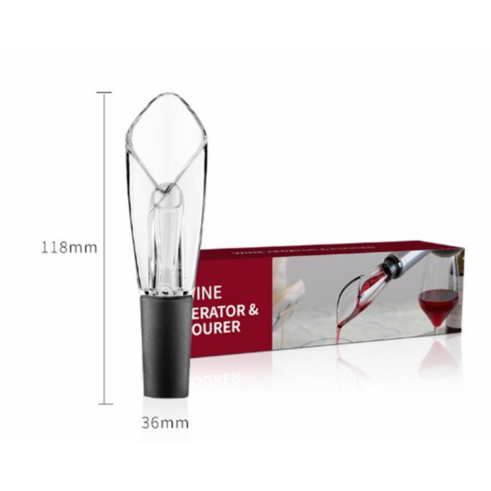 Small and portable Wine pourer Hotel kitchen gadget dual-use quick decanting grape wine pourer Classic bevel