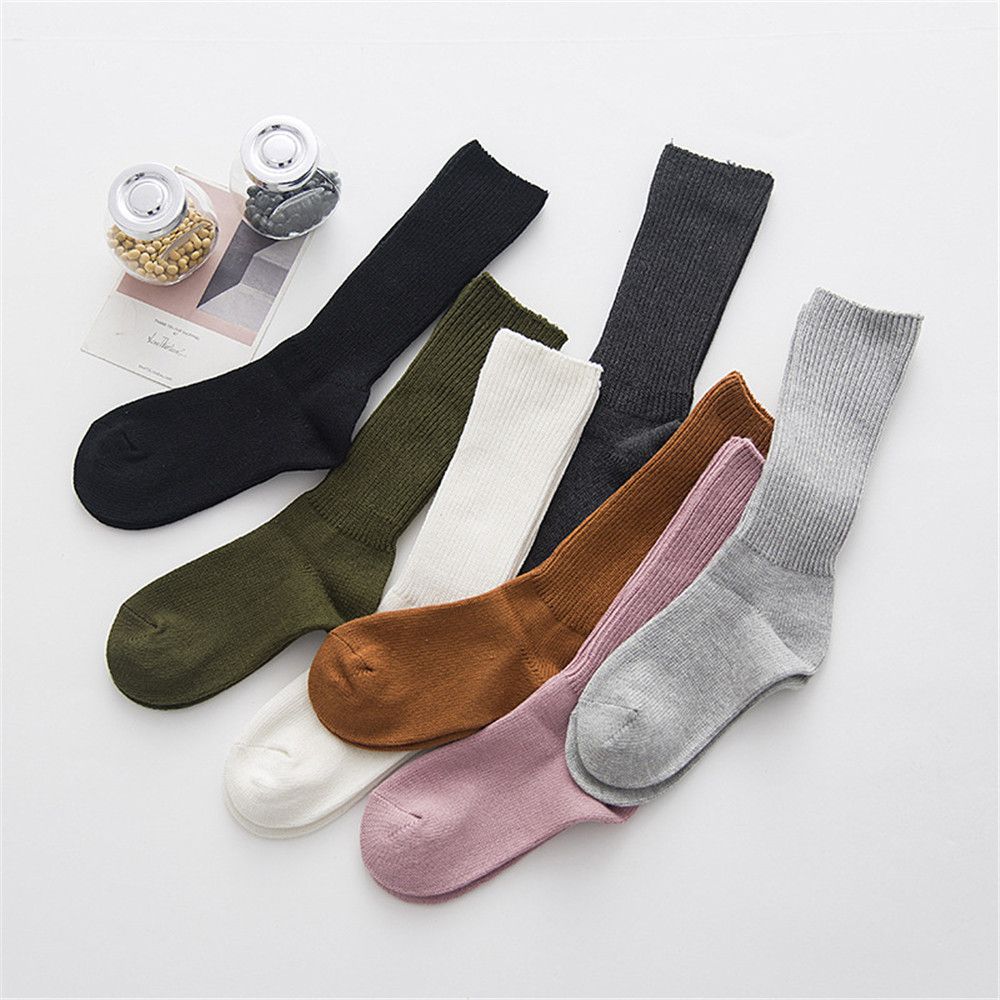 Chaussettes de sport en laine de coton pour femmes et hommes, en mélange de coton, confortables et chaudes, 1 paire,