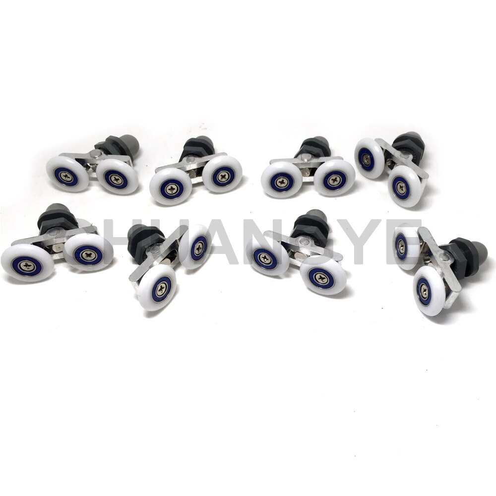 8 X Douche Deur Vervanging Roller Wiel Runner Diameter 27mm