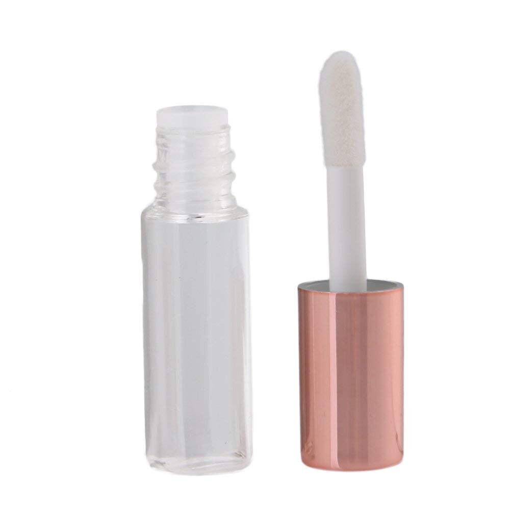 Tube vide en plastique transparent pour brillant à lèvres, contenant de 1.2ml pour Gloss, pour baume à lèvres, outils de maquillage cosmétique avec bouchon, 20 pièces