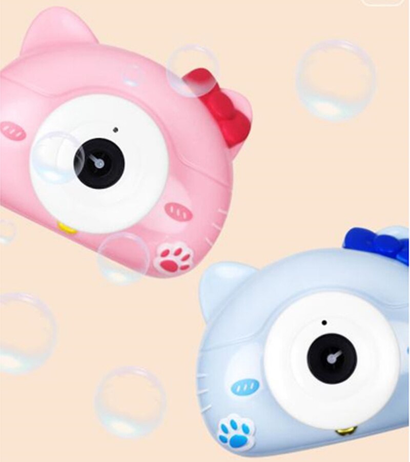 1 sztuk dzieci Słodki kreskówka bańka aparat fotograficzny Kot zwierząt automatyczne bańka odkurzacz zabawki bańka prezenty dla dzieci i dziewcząt