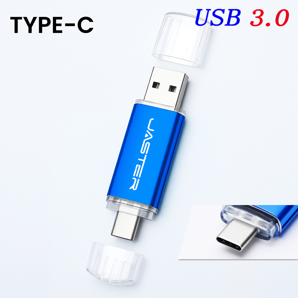 USB-C-Stock 128 GB Typ-C USB 3.0-Blitz-Laufwerk 64 GB Bunter USB3.0-Speicherstick Hochgeschwindigkeits-Stock 32 GB Blau verrotten Grün Schwarz: Blau / 4GB