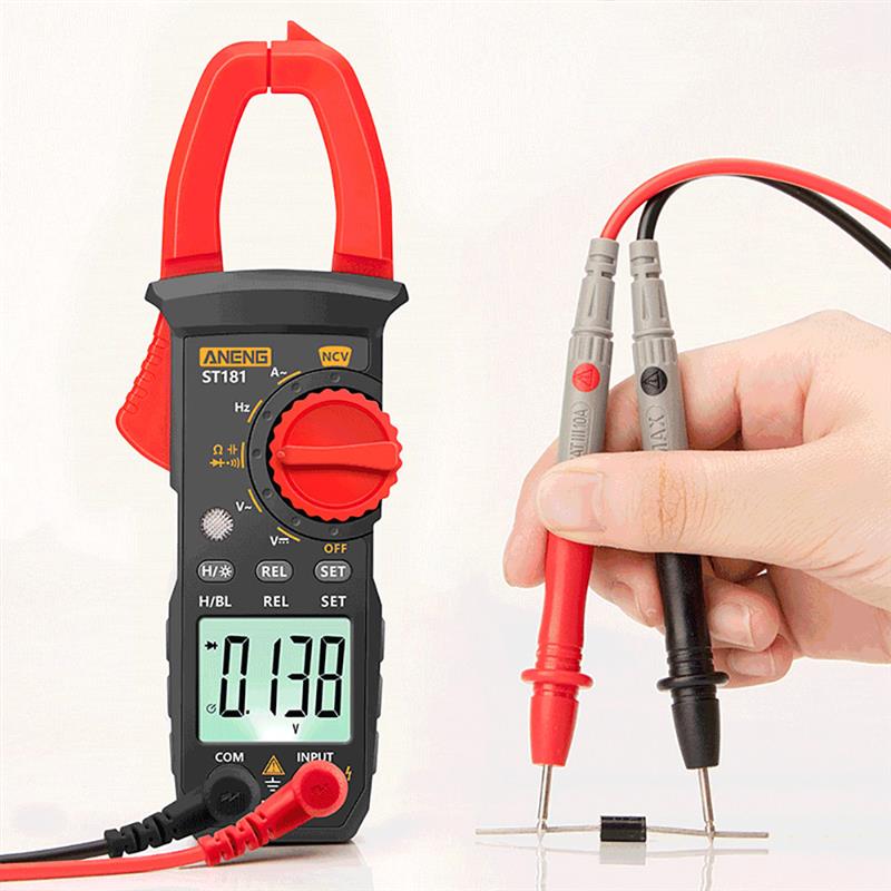 ST181 Smart Digital Clamp Meter High-precision Multimeter 400A AC/DC Clamp Meter Digital Display Backlight Clamp Meter