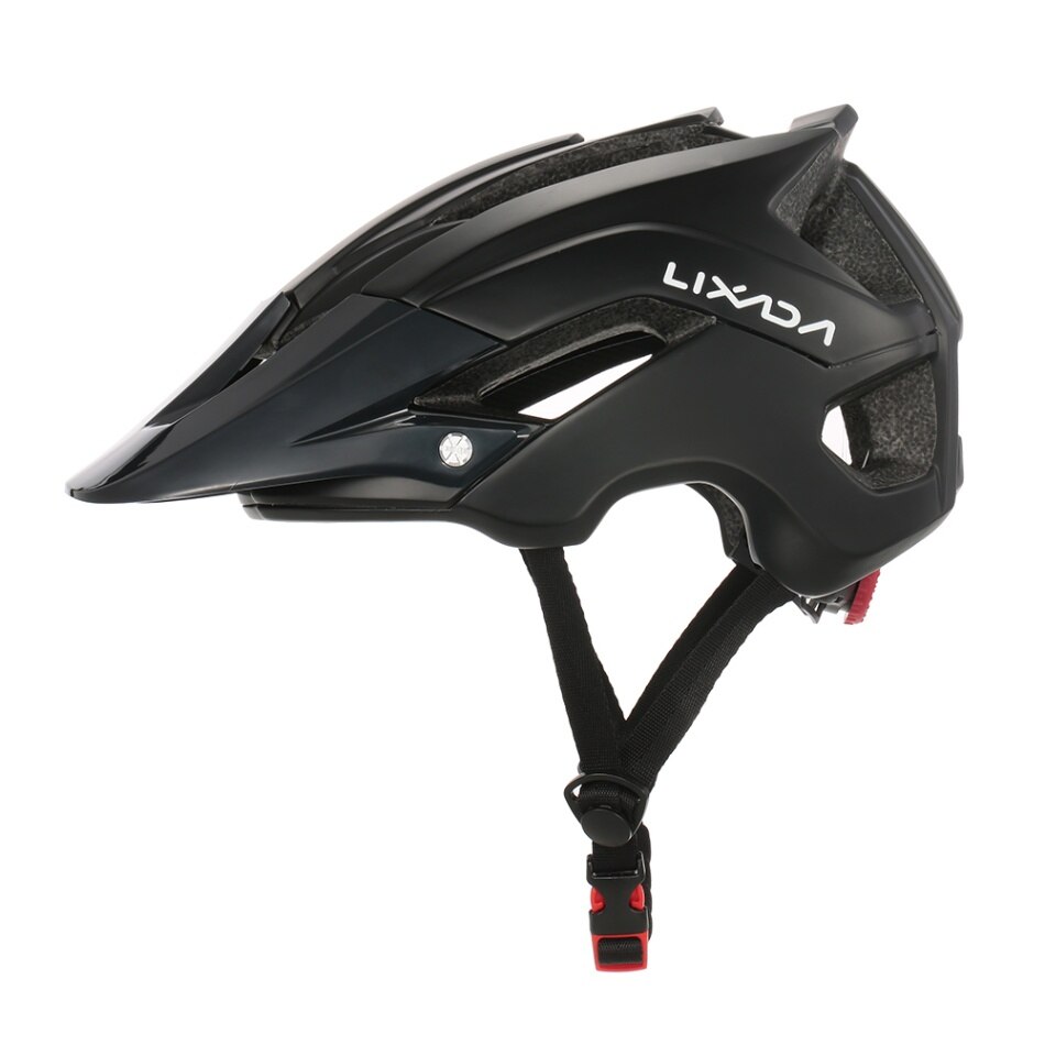 Lixada Fahrrad Helm Ultra-leichte 13 Lüftungsschlitze Mountainbike Radfahren Helm Sport Sicherheit Schutzhelm: Schwarz