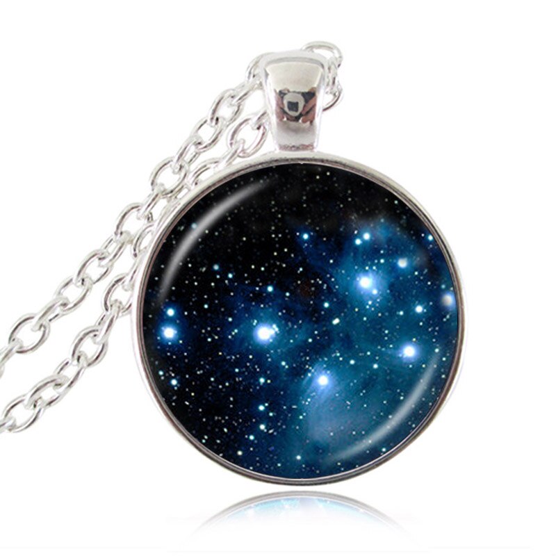 Thors Helm Nebula Ketting Galaxy Astronomie Hanger Zonnestelsel Sieraden Space Universe Ketting Melkweg Sieraden HZ1: C