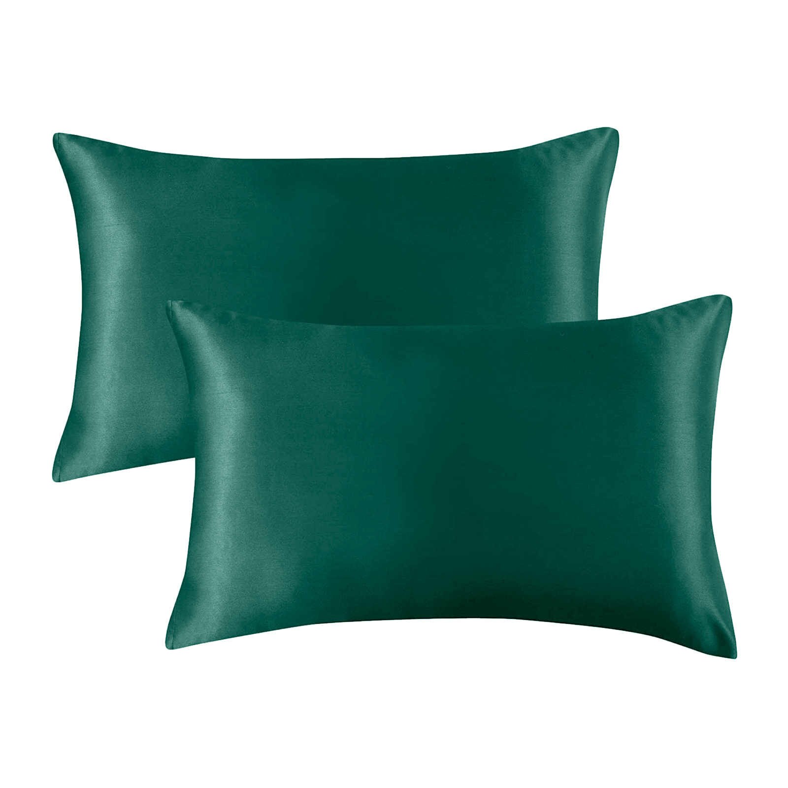 2 Stuks Standaard Formaat (20X26 Inch) satijnen Kussenslopen Met Envelop Sluiting Zijde Satijn Kussenslopen Home Decoratie Kussenhoes