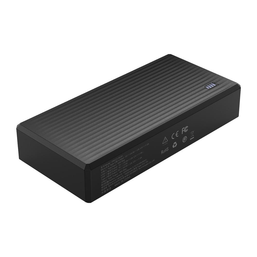 ORICO 30000mAh Portable Power Bank PD 18W Fast Charger Poverbank Mobile Phone External Battery Powerbank For IPhone 13