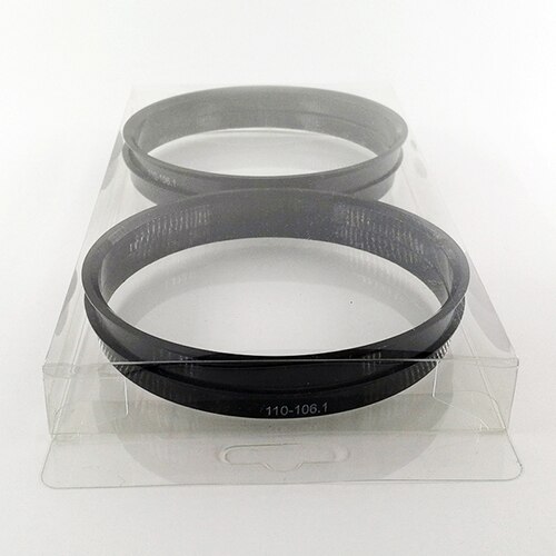 67.1-64.1mm 4 stk / sæt sort plasthjulnav centrerede ringe tilpassede størrelser til rådighed fælgdele dele tilbehør detail &: Blisterpakning