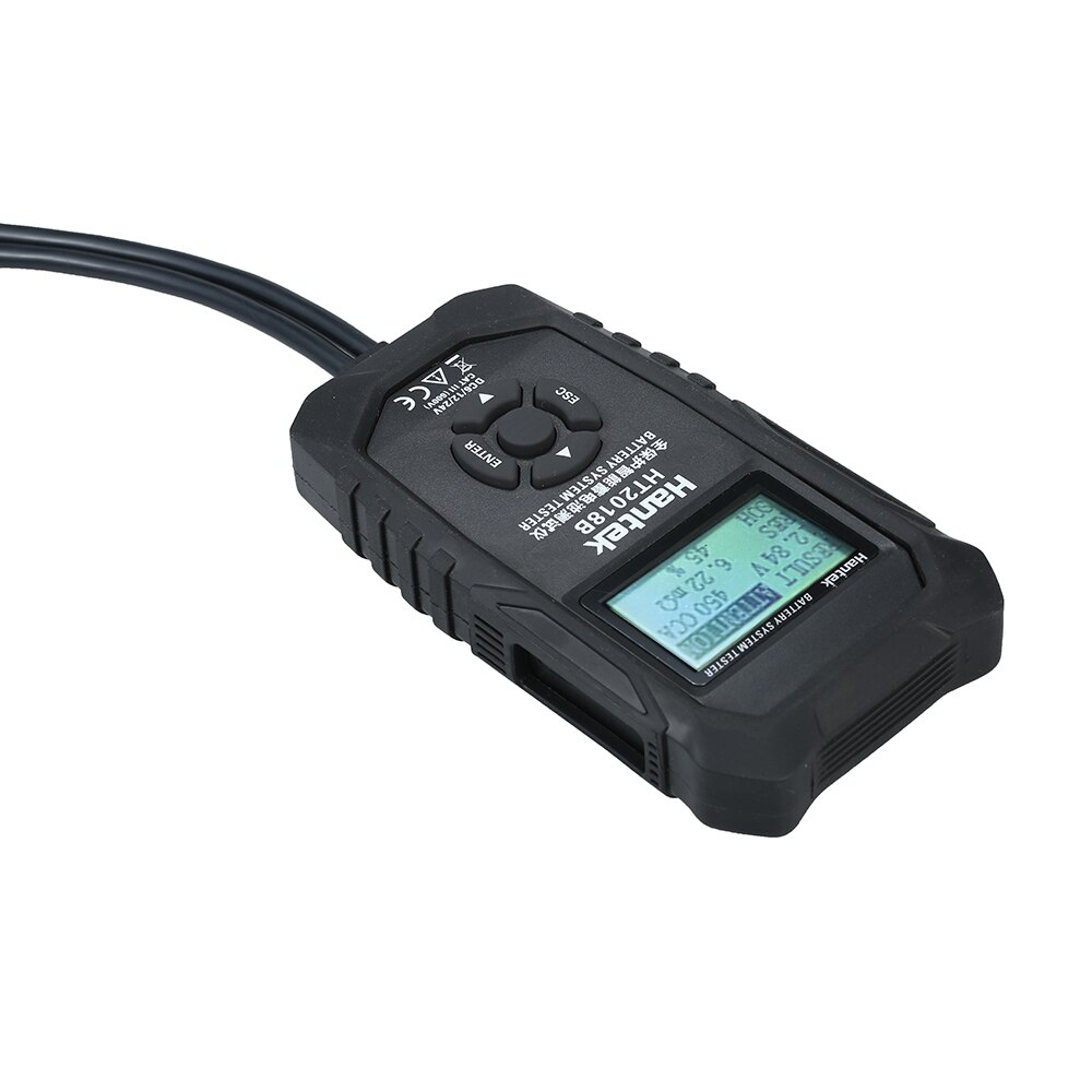 Hantek 6V 12V 24V LCD Digital Car Battery Analyzer Automotive Vehicle Battery Diagnostic Tester Tool Digital Tester