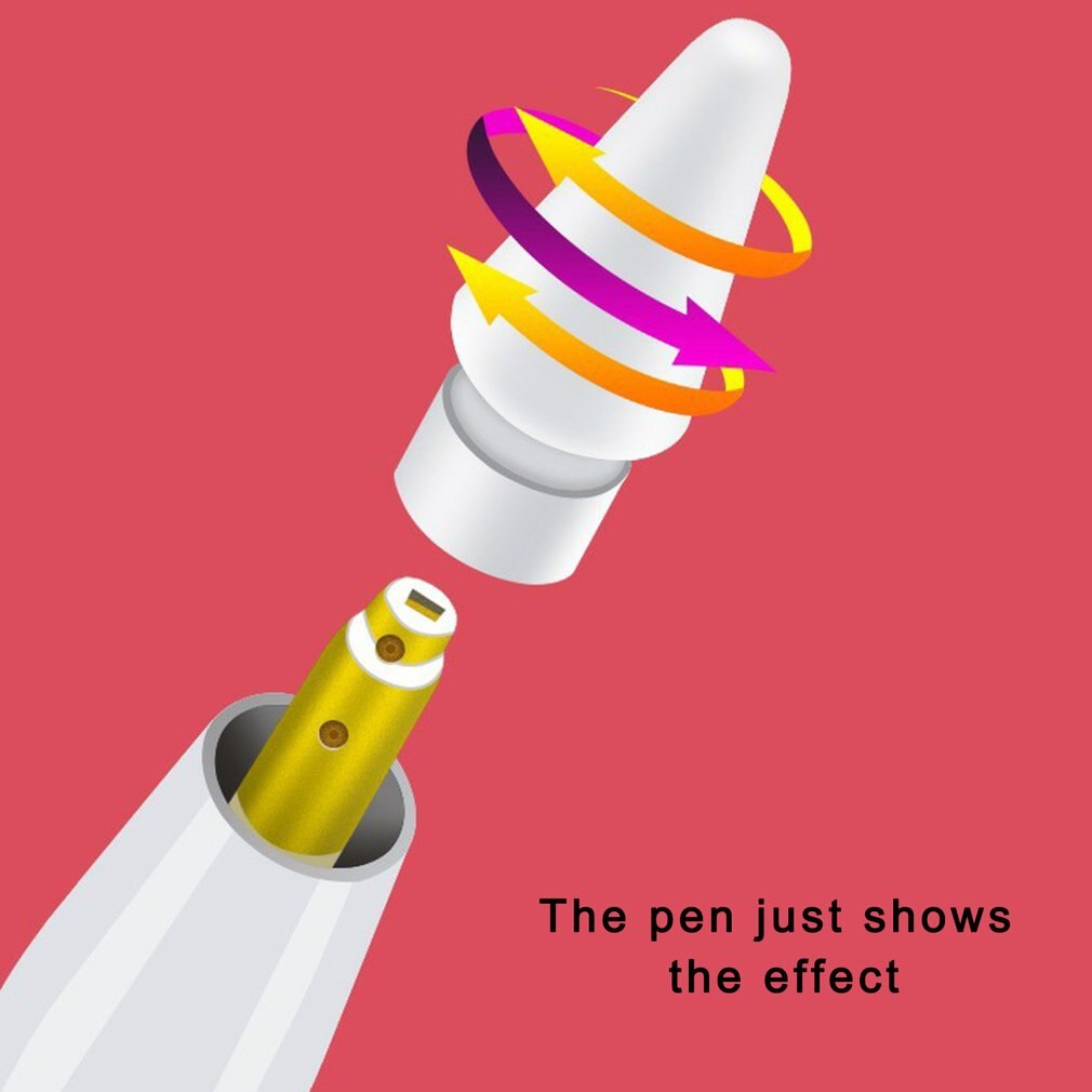 4Pcs Suitable for Apple Pencil Generation/Second Generation iPad Stylus Replacement Pen Tip Stylus Press Pen