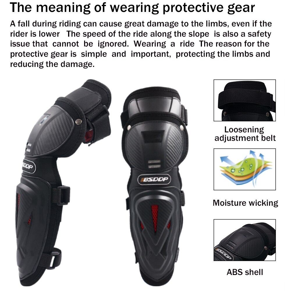 Motorfiets Scooter 1 Paar Kniebeschermers Elleboog Pads Accessoire Skate Skiën Silder Beschermende Gear Protector Sport Guards Veiligheid