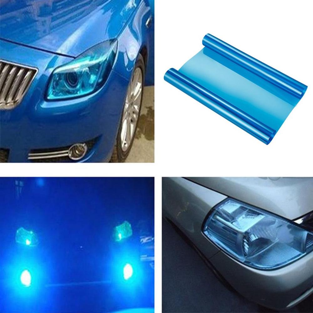 Auto Koplamp Tint Gerookte Zwart Beschermfolie TPU Stickers