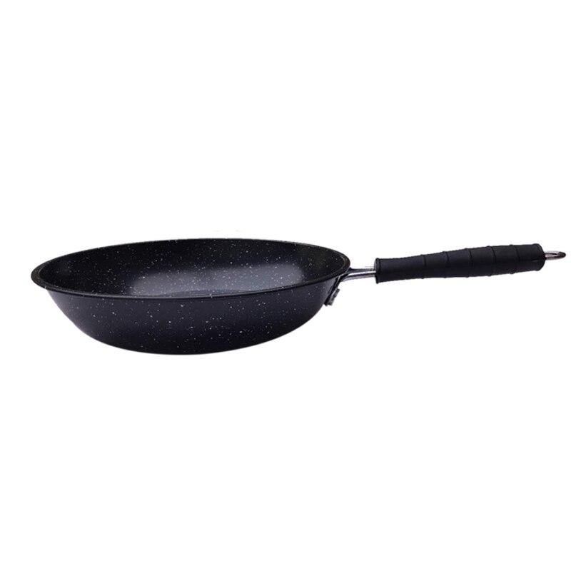 Baizheng røgfri non-stick pande ubelagt sundhed wok pandekage æg bøf stegepande dyb stegepande køkken køkkengrej