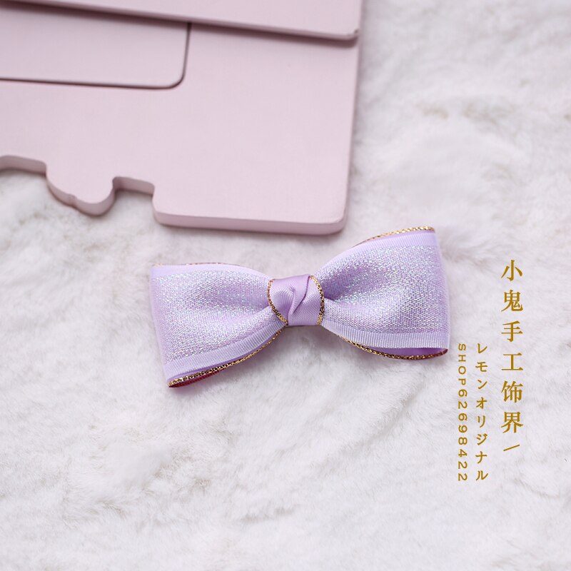 Épingle à cheveux japonaise rose violette faite à la main, nœud mignon et doux, accessoires pour cheveux, coiffure lolita, épingle à cheveux faite à la main: Clip n° . 10 poissons