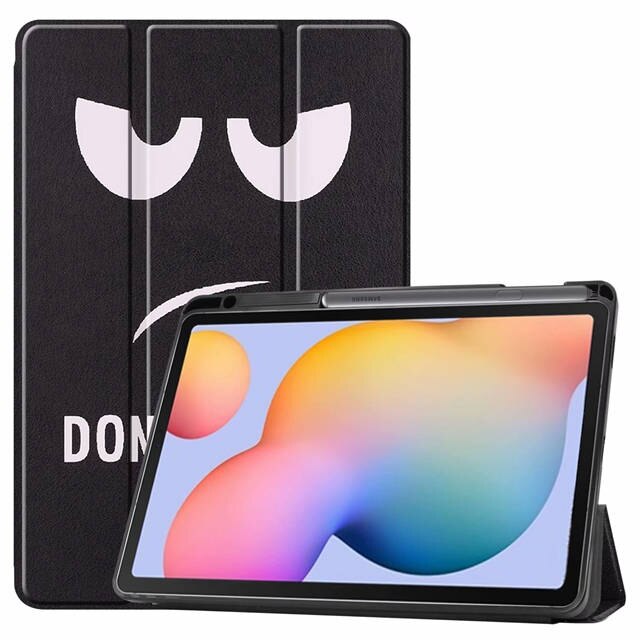 iBuyiWin Soft Silicone Smart Case for Samsung Galaxy Tab S6 Lite 10.4 SM-P610/P615 Tablet Capa Cover With Pencil Holder Funda: Yan Jing