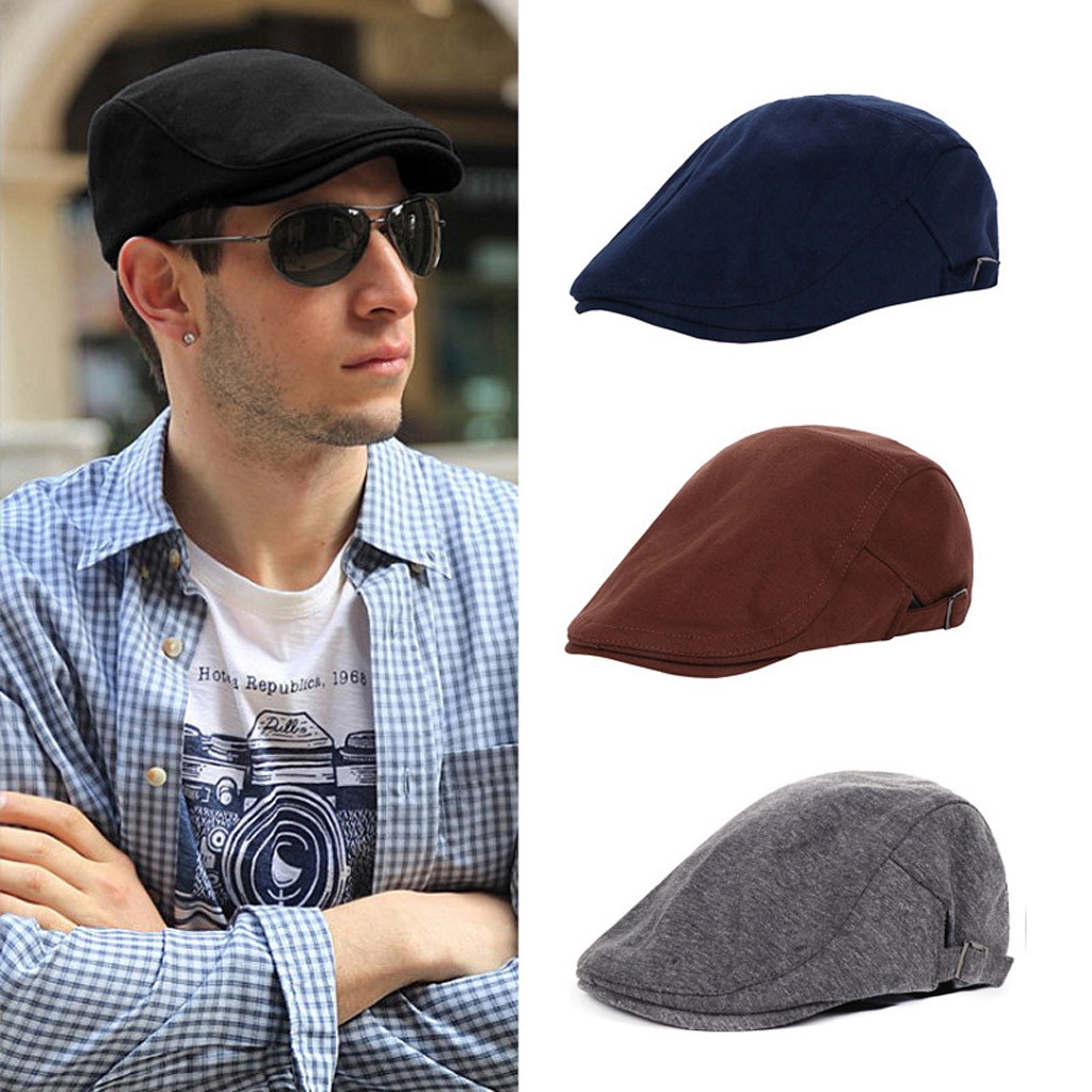 Klassieke Vintage Baret Cap Soild Casual Womens Heren Unisex Baret Hoed Effen Baseball Flat Cap Tropenhelm Hoofddeksels Baretten
