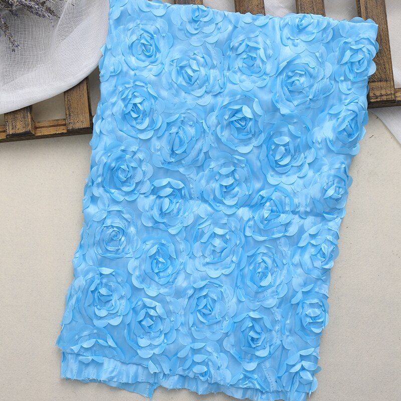 Newborn Baby 3D Photography Photo Prop Rose Flower Backdrop Blanket Rug 11 Color