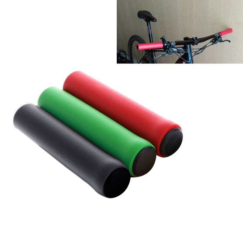 Handle Bar Grips Scooter BMX MTB Mountain Bike Bicycle Cycle Ultralight Silicone
