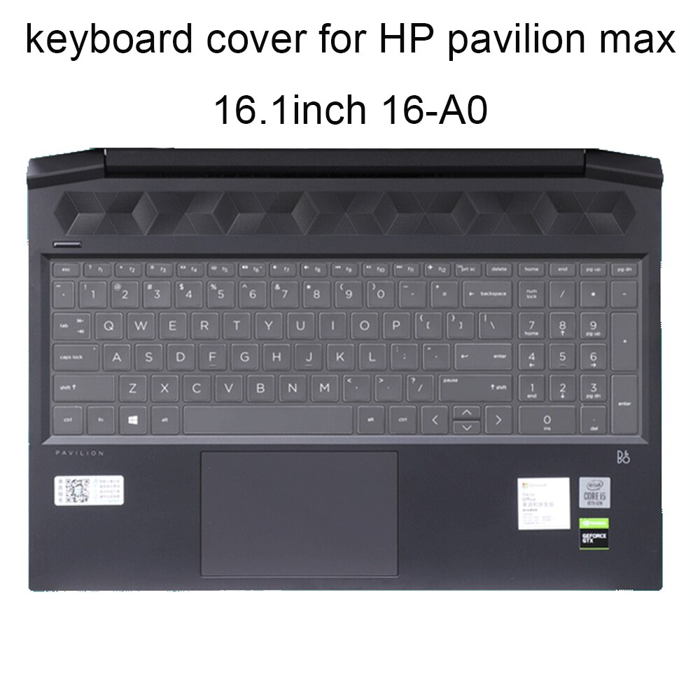16-A0 Clear Tpu Keyboard Covers Voor Hp Pavilion Gaming Laptop 16-A0001TX 16 A0644ng A0035nr 16.1 Toetsenborden Cover Protector Film