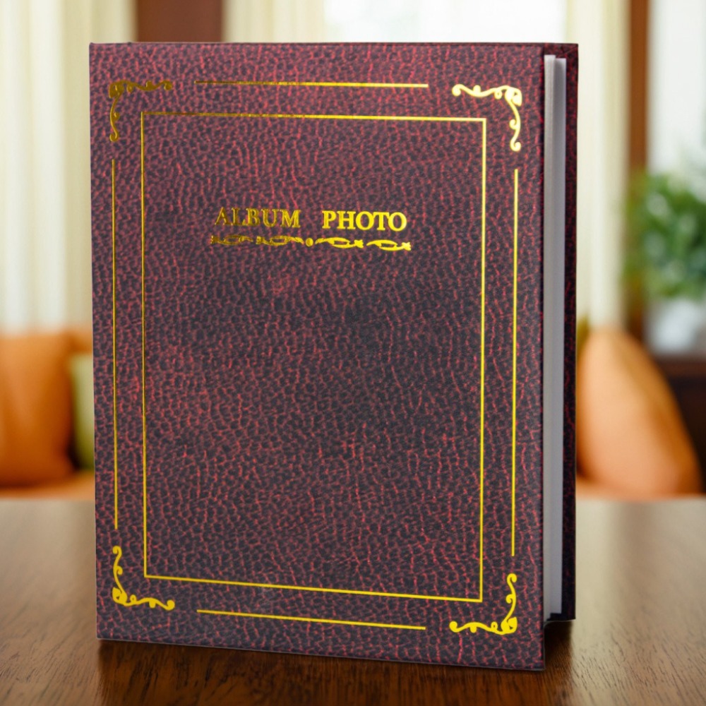 Nuevos álbumes de fotos artísticos de 6 pulgadas, familia, 100 fotos, 10x15Cm, almacenamiento de fotos de imágenes, cubierta de PU Retro clásica, colección de álbumes intersticiales