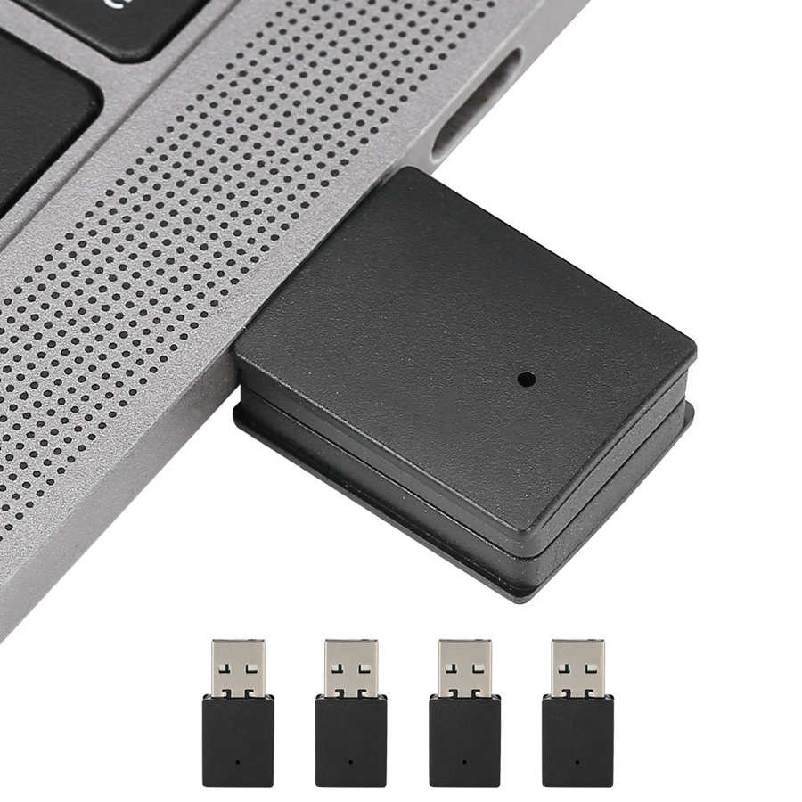4 stk 5.0 bluetooth sender stationær computer usb laptop adapter trådløs transmission