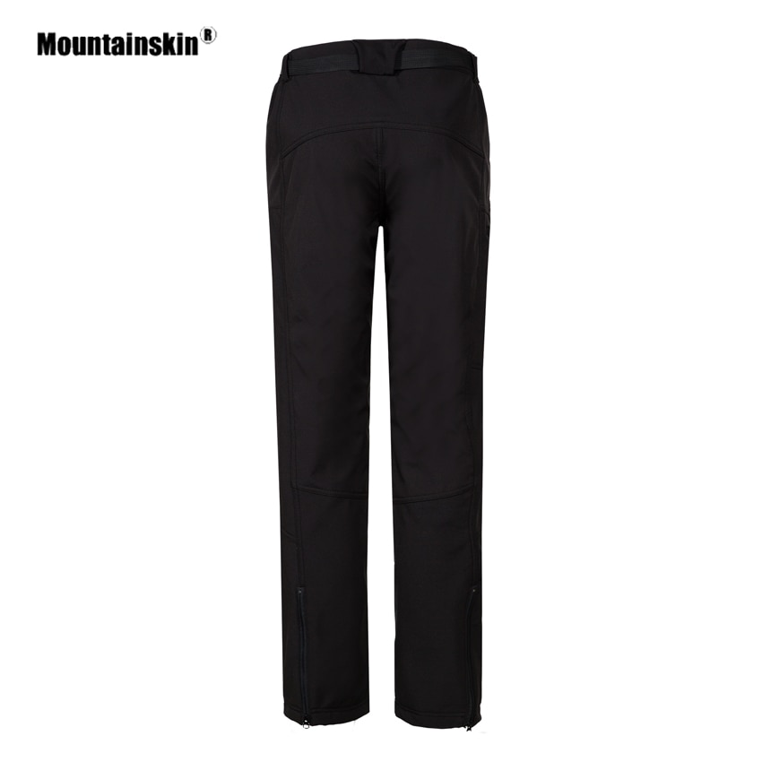 Mountainskin Women's Softshell Fleece Pants Winter Outdoor Hiking Trekking Camping Climbing Skiing Female Thermal Trousers VB096