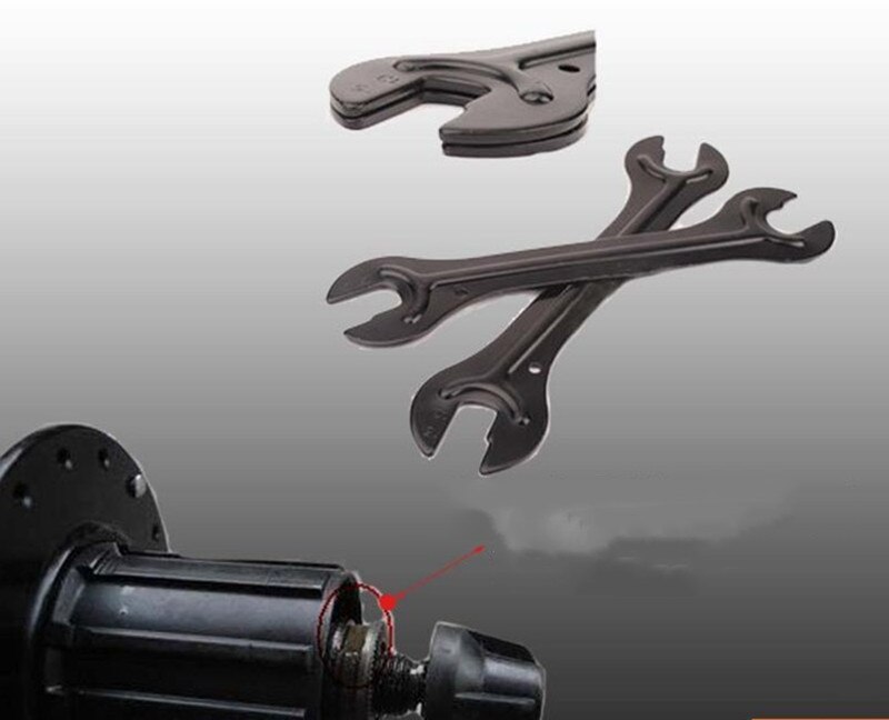 Carbon Steel Bike Cycle Head Open End Axle Hub Cone Wrench Spanner Bicycle Repair Tool