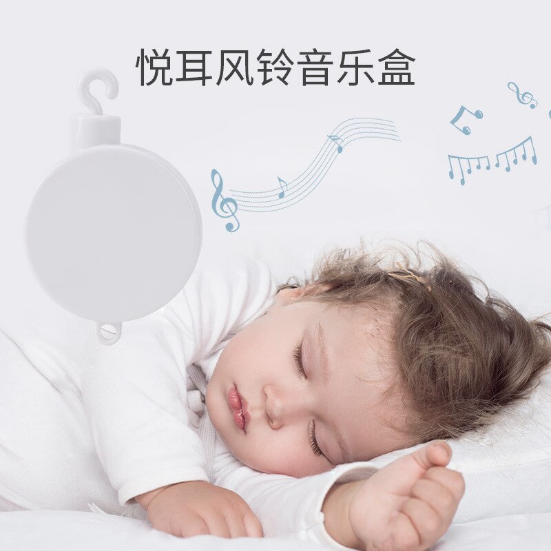Baby bett glocke rassel kinder 0-1 jahre alte musik rotierenden bett glocke baby beruhigende tuch spielzeug baby spielzeug
