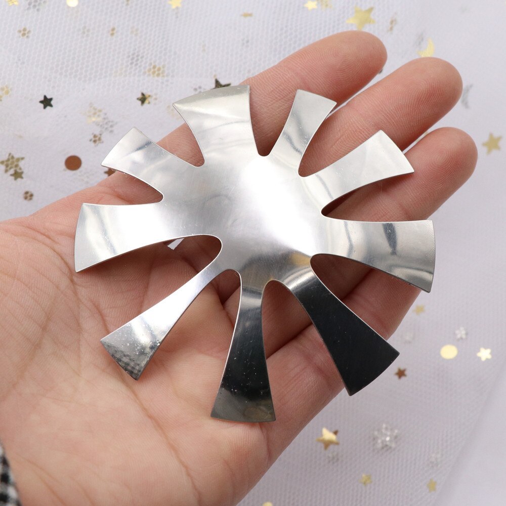 Franse Stijl Nail Rvs Platen Model Polijsten Manicure Diy Nail Art Tools Salon Nail Template