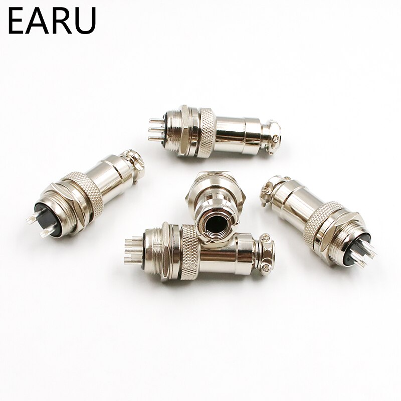 1Set GX20 conector de aviación enchufe conector Circular 2 3 4 5 6 7 8 9 10 12 13 14 15 Pin M19 19mm Cable de alambre hombre mujer