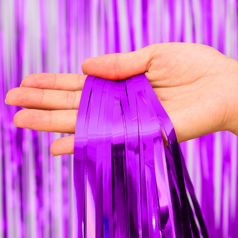 LuanQI Wedding Backdrop Rain Curtains Tinsel Foil Curtain Birthday Backdrop Wedding DIY Decoration Adults Anniversary Wall: 42312