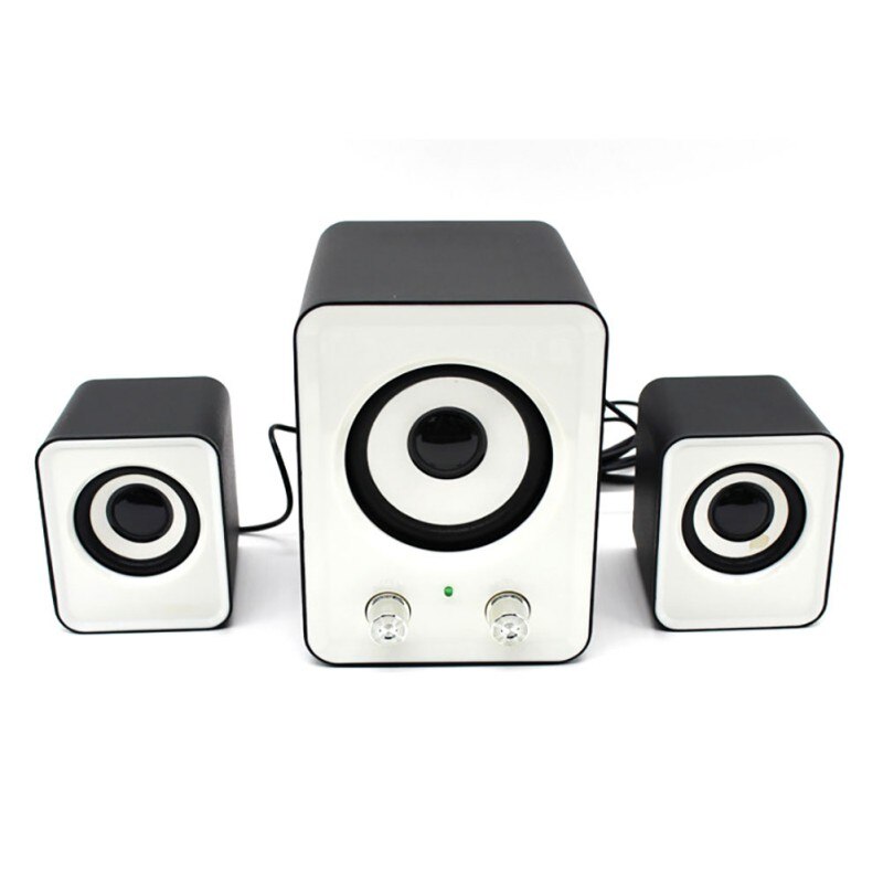 PC Speakers Stereo Geluid Multimedia USB Powered Voor Laptop En Computer