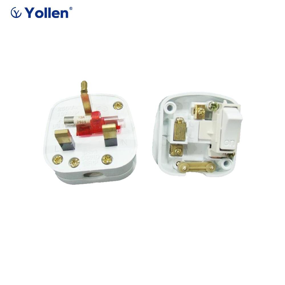 Electric Plug UK Standard Power Socket Adapter 13A 250V International Wiring Socket Power Charger Converter Fuse Adapter switch