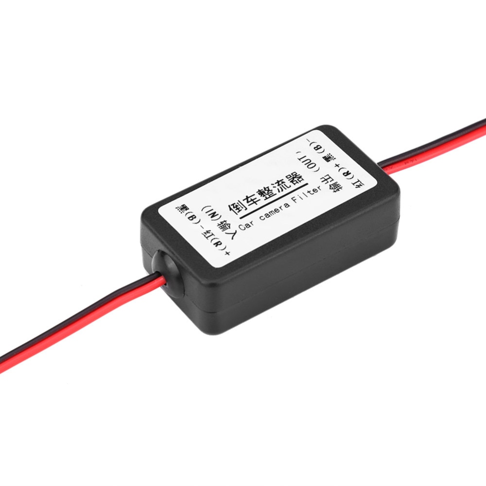 Stromrelais Kondensator Filter Gleichrichter 12 V Anschluss für Rückfahrkamera