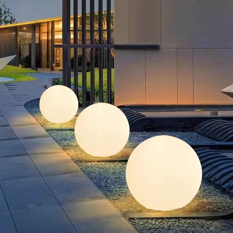 Solar LED Garden Ball Lights Outdoor Christmas Decoration Street Lawn Lamp Rechargeable RGB Swimming Pool Floating Light
