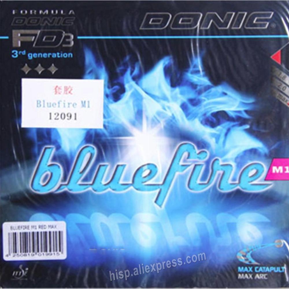 Original donic bluefire m1 m2 m3 tênis de mesa borracha raquetes de tênis de mesa esportes azul chama azul fogo
