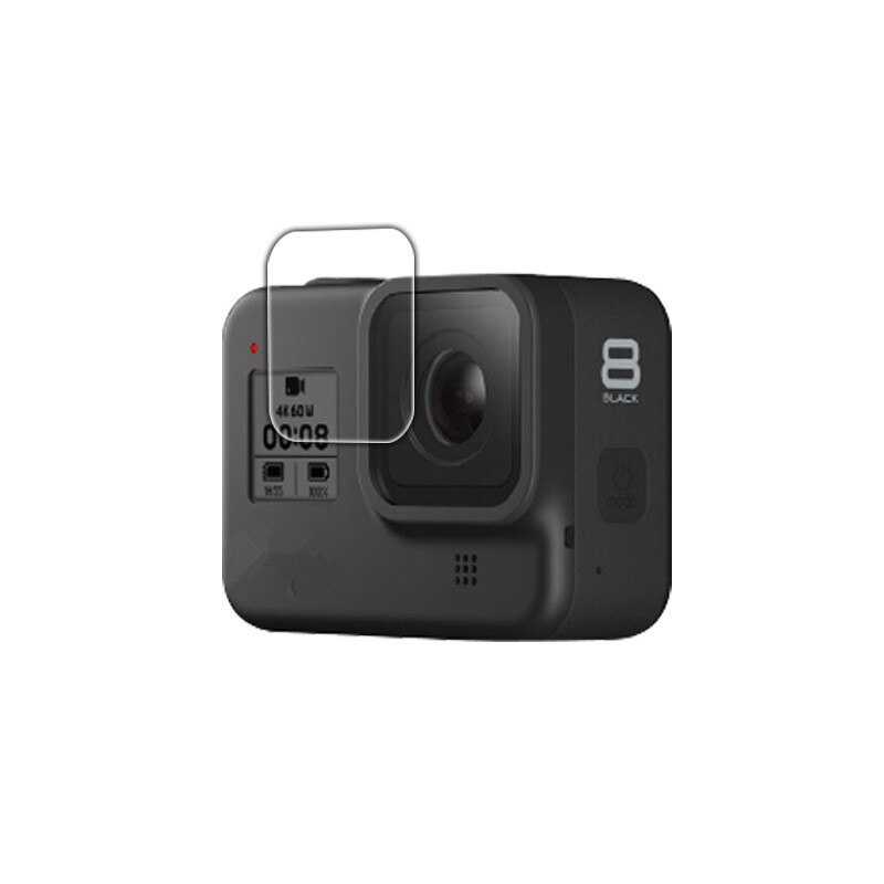 Caméra Sport lentille en verre trempé + protection d'écran LCD pour GoPro Hero 4Session 5Session 5 6 noir 7 noir 8 noir 7 7 argent MAX