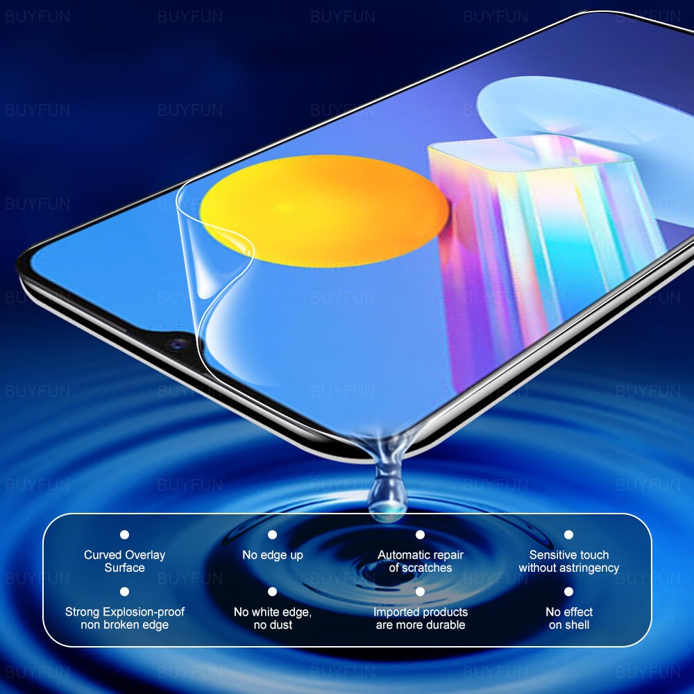 3in1 Hydrogel Film Für VIVO Y72 5G 6,58 zoll HD Vorderseite + Rückseite Bildschirm Schutz Kamera Objektiv Film Für vivo vi vo Y52 Y 52 72 52Y 5G