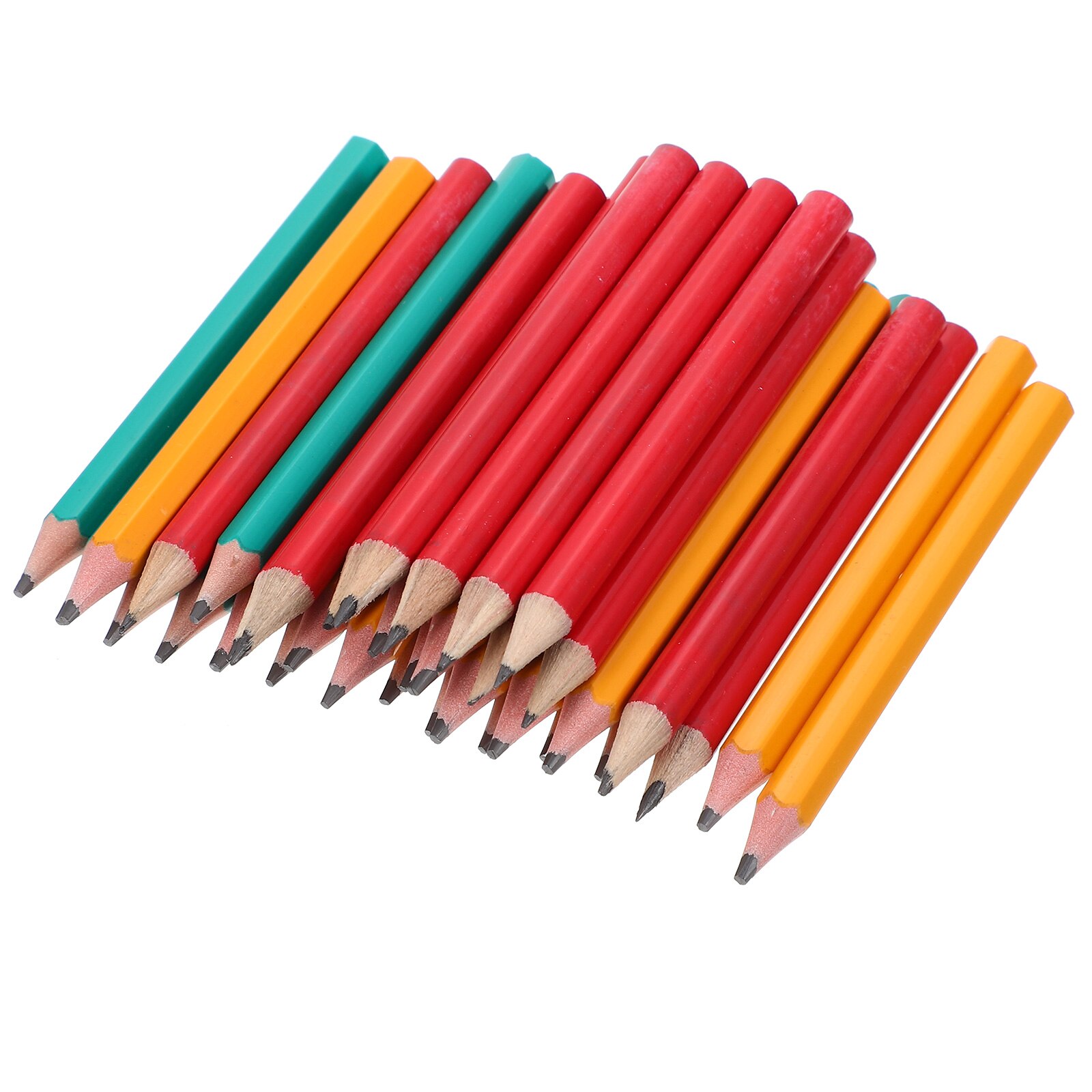 108Pcs Portable Kids Writing Pencils Plastic Pencils for Toddlers Writing Learning Pencils for Children