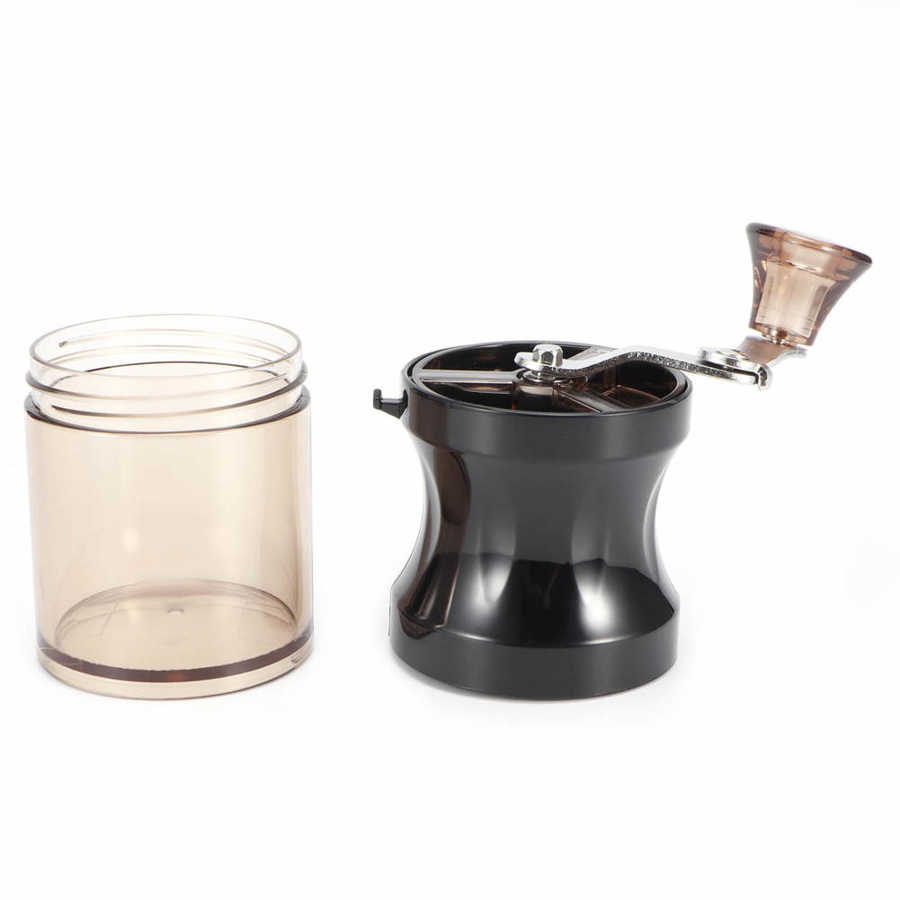 Elektrische koffiemolen, handmatige koffiemolen, mini handmatige koffiemolen, verstelbare keramische kern, handkoffiemolen voor op de camping