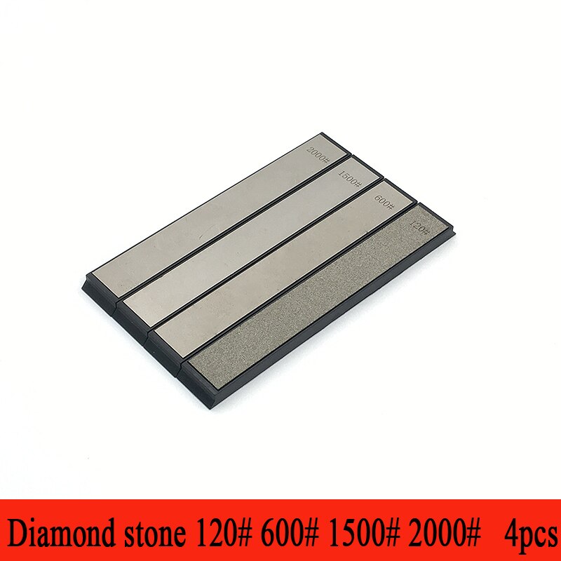 Diamant schärfen stein schleifstein Küche bar messer spitzer Schere Razor Whetstone Poliert leder anspitzer: 120 600 1500 2000