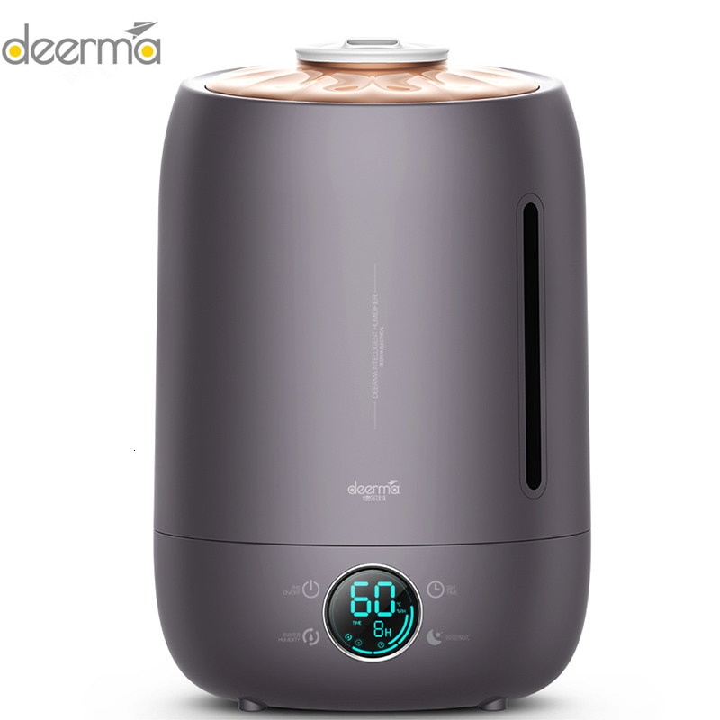 Original Deerma DEM-F630 Ultrasonic Humidifier 5L Touch Temperature Intelligent Constant Humidity Humidifier LED Digital Display