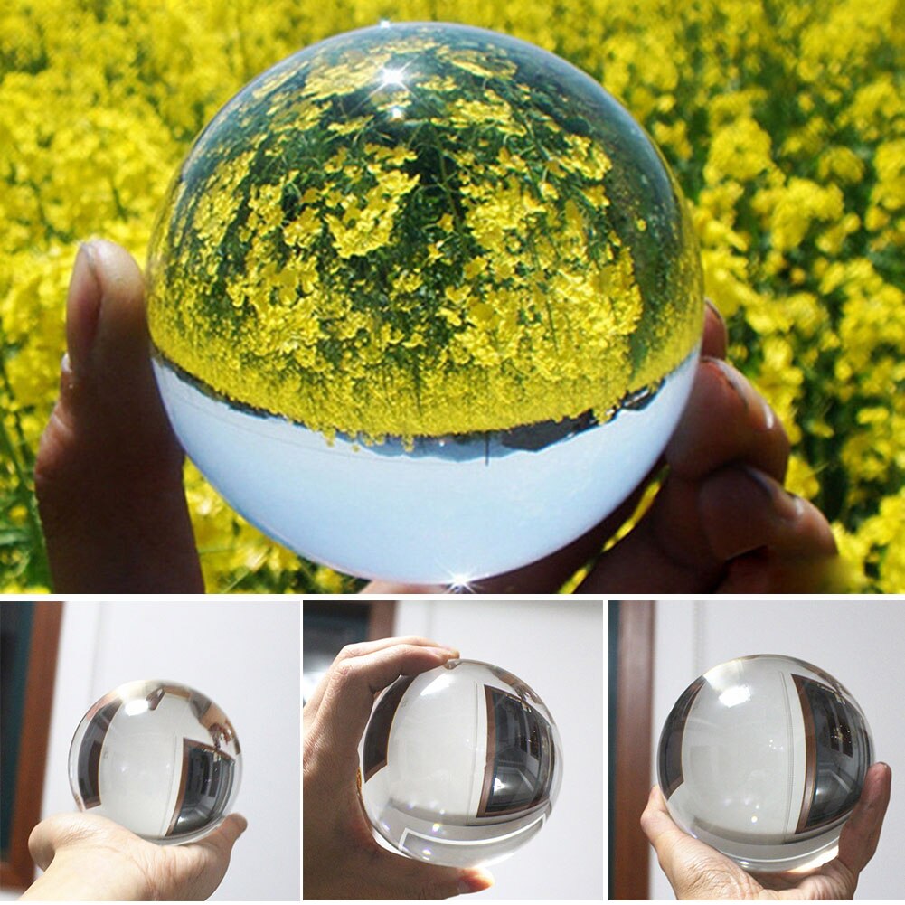 Gennemsigtig krystalkugle fotografi tilbehør rekvisitter dekoration ornamenter  h7jp