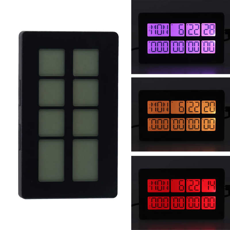 Digital Kitchen Timer Black Magnetic Countdown Timers with Large LED for Cooking Homes